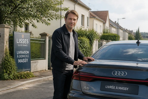 Livraison voiture achetée à domicile Massy