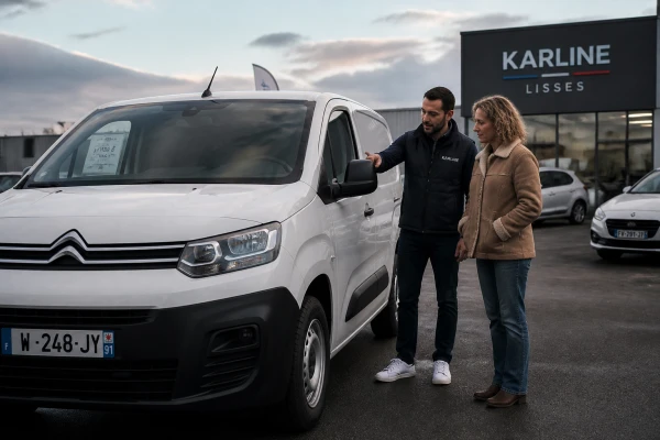 Vente voiture utilitaire occasion Lisses